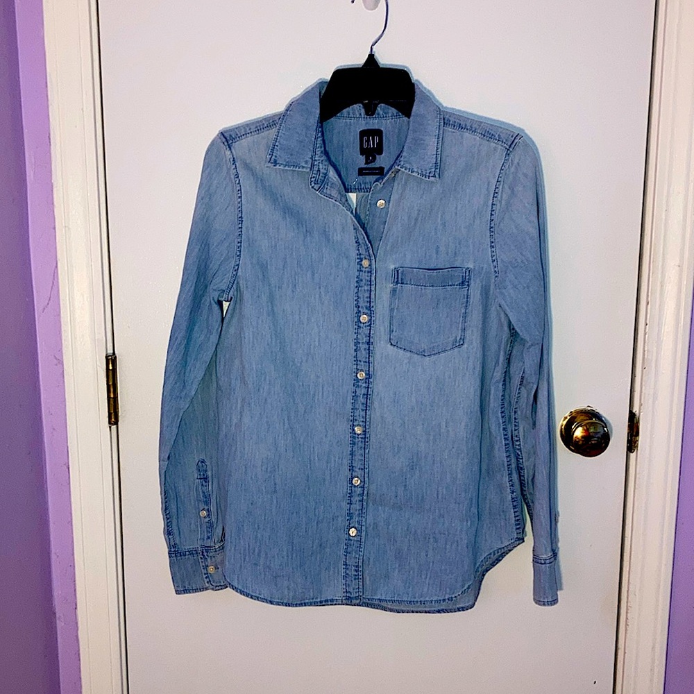 GAP Cotton Denim Classic Shirt